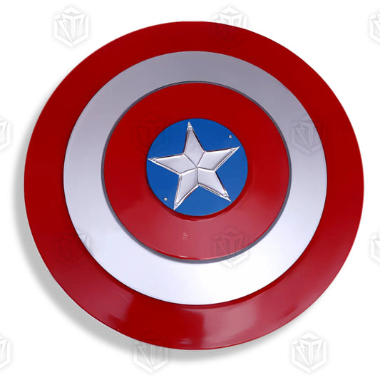 Premium Captain America Elite Vibranium Shield with aluminum finish.