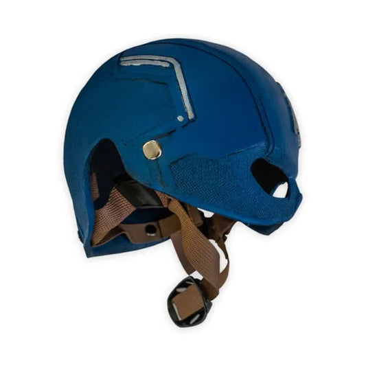 High-density EVA foam construction on Captain America helmet