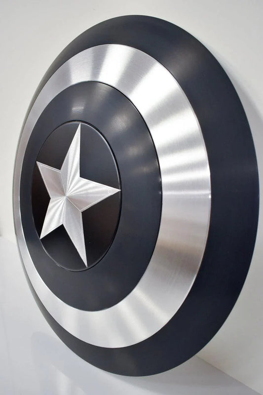 Captain America Shield Black and Silver collectible
