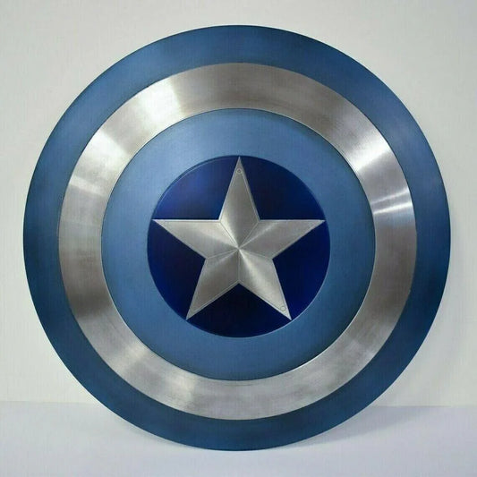 Captain America steel shield front view