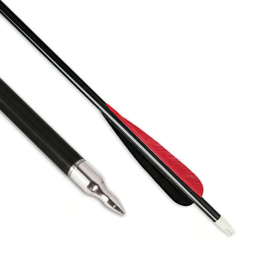 Premum Carbon Arrow Three Arrows Hunting Kit with carbon shafts.