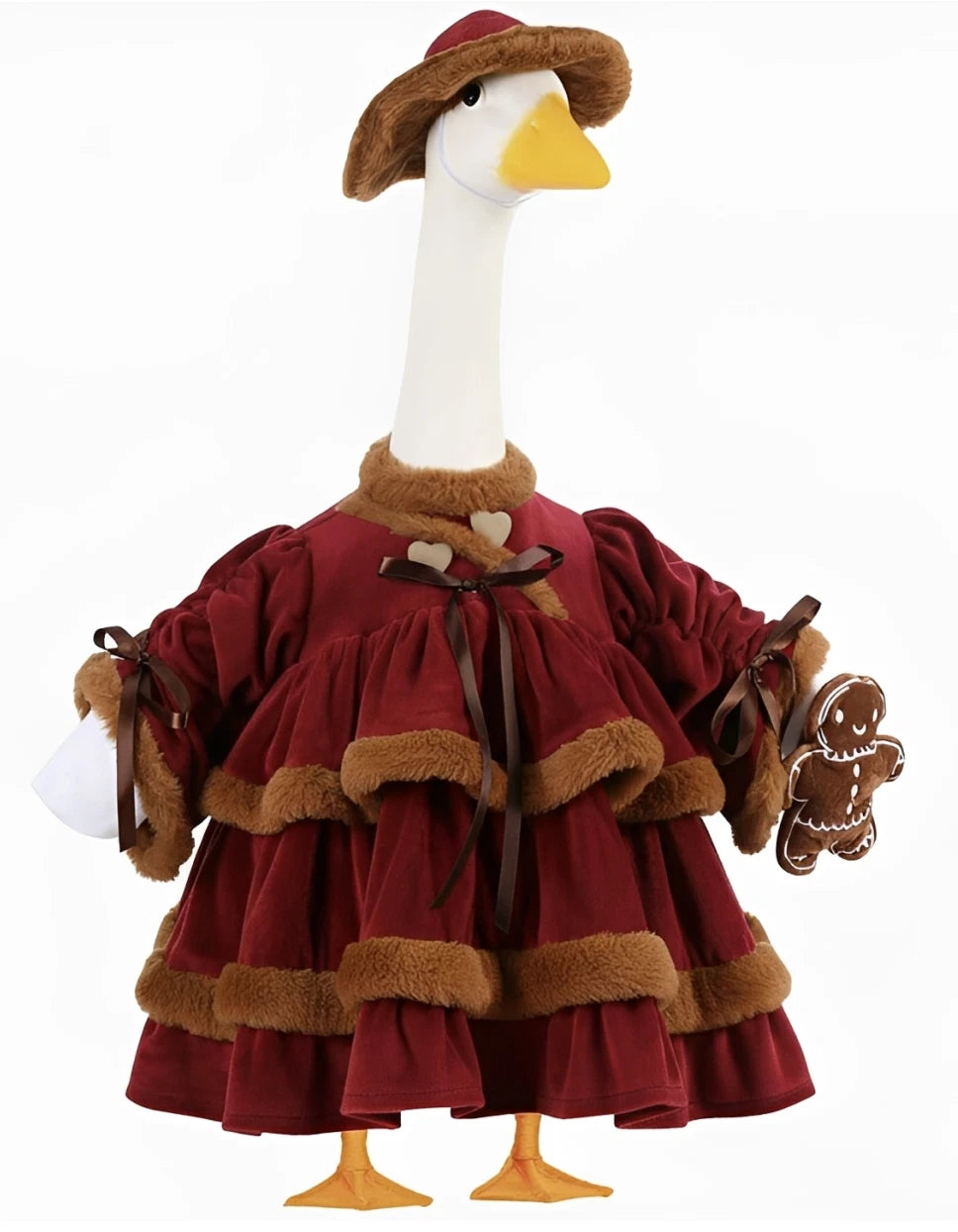 Christmas Porch Goose Yard Costume 23 Inch Xmas Holiday Seasonal Lawn Decor
