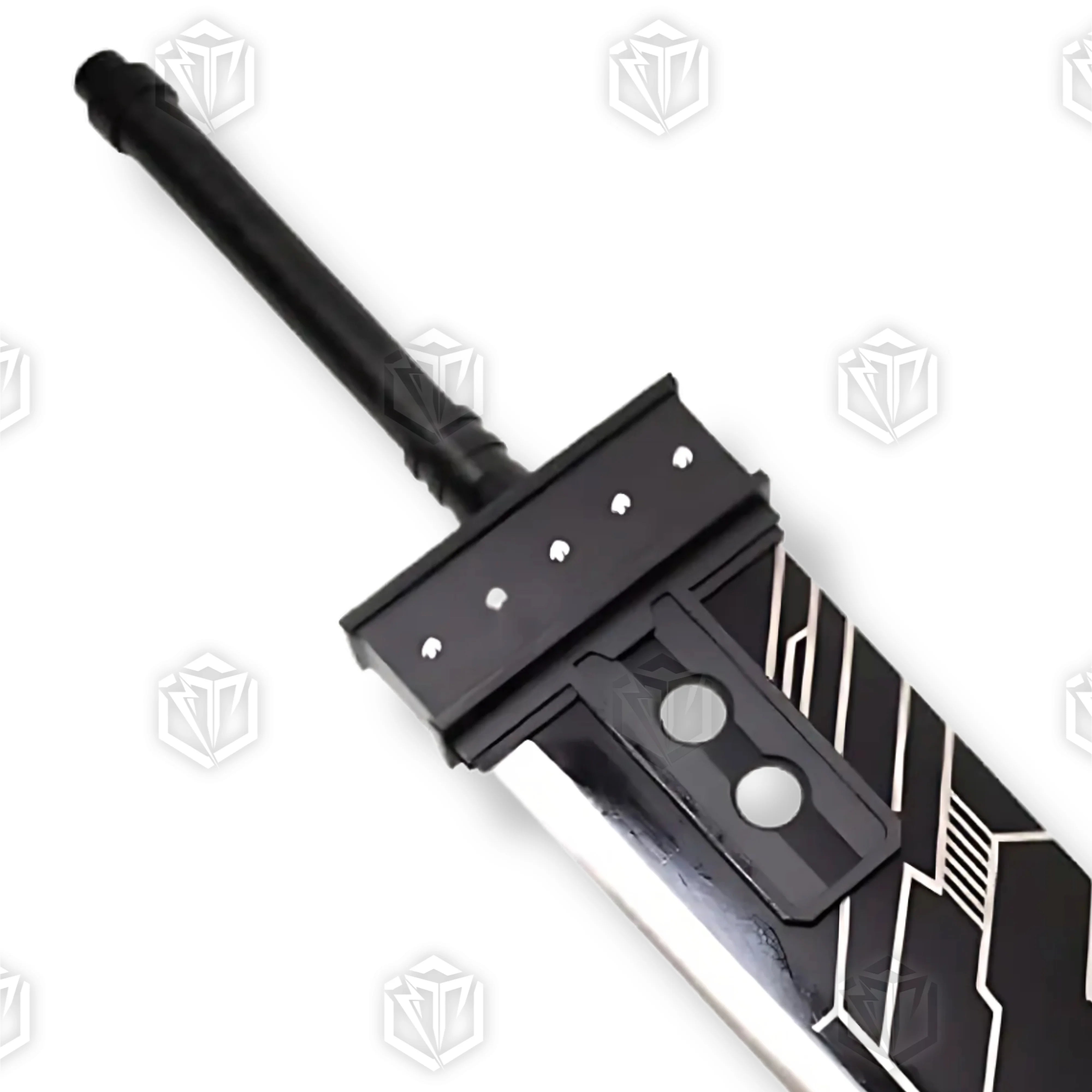 Premium Cloud Strife Buster FF7 Sword Replica with materia engravings.