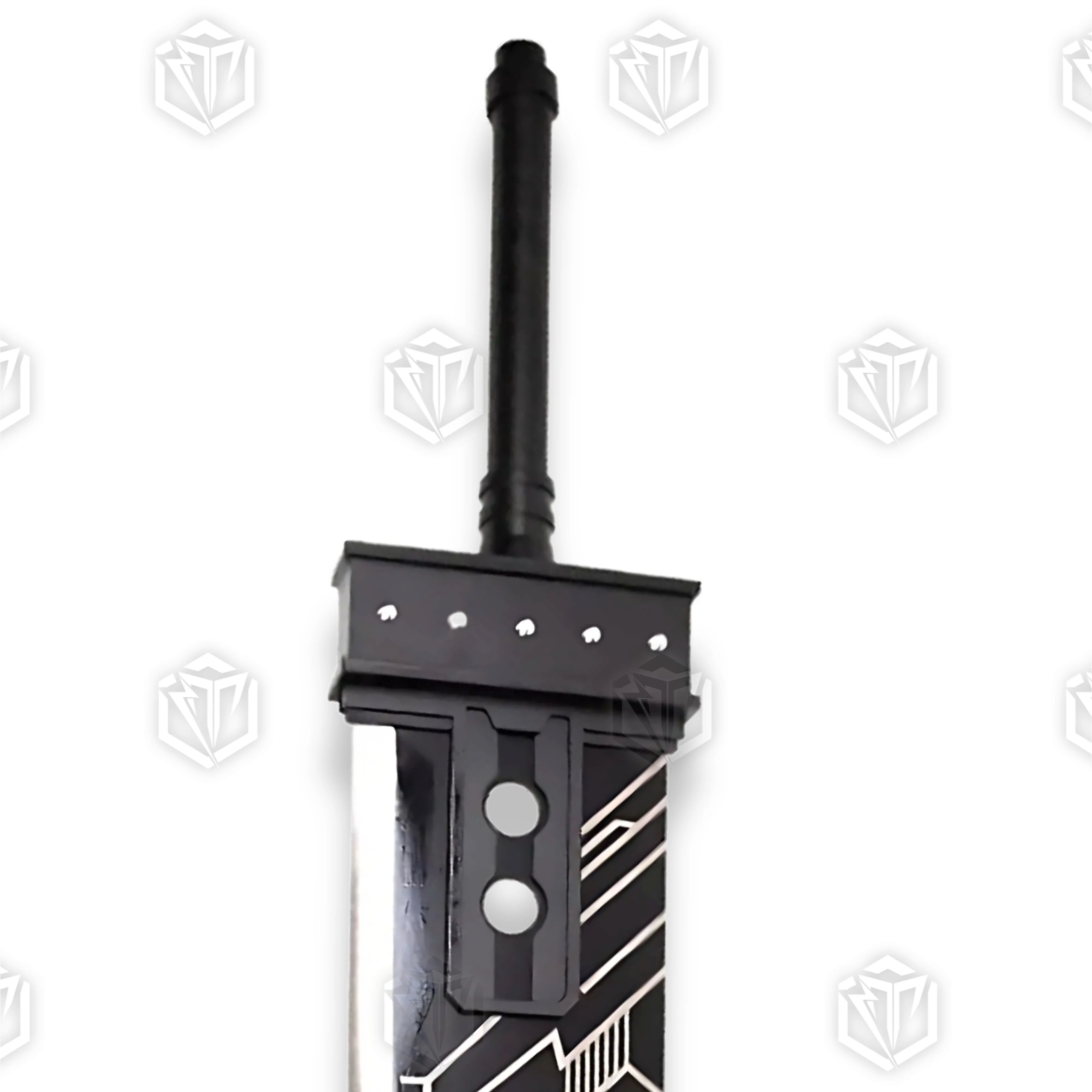 Premium Cloud Strife Buster FF7 Sword Replica with materia engravings.