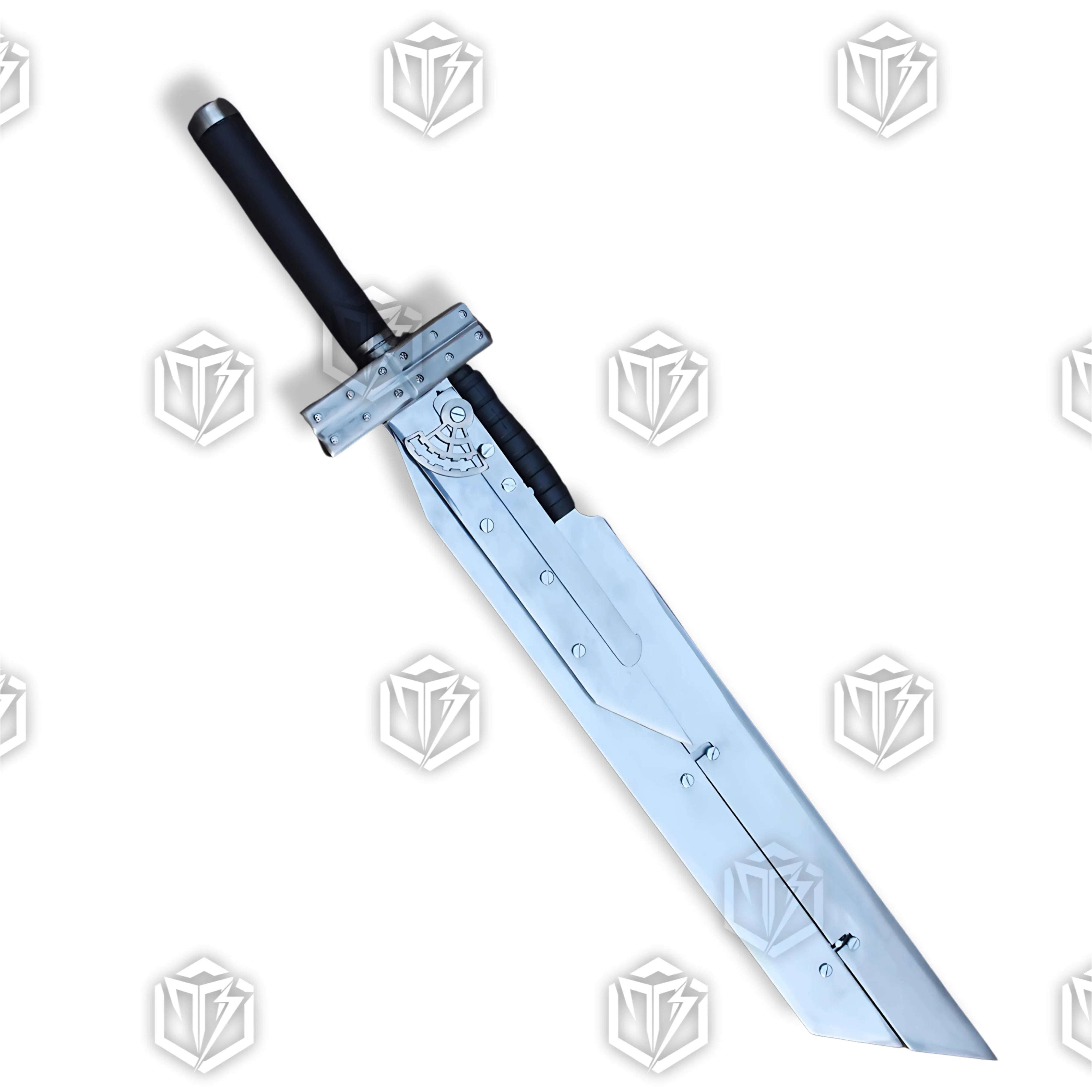 Premium Cloud Strife Fusion Buster Sword Replica with materia engravings.