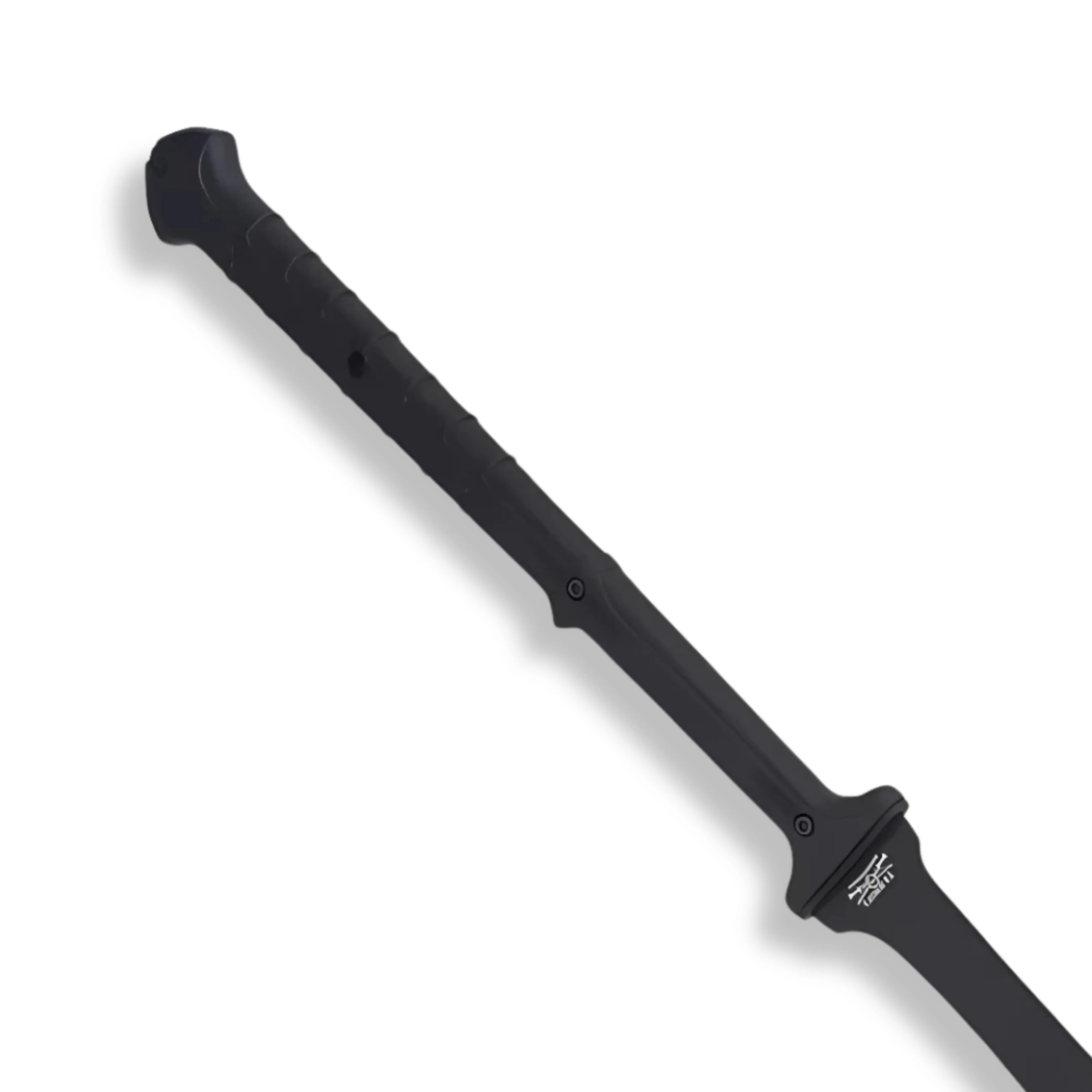 Premium Combat Commander Spartan Two-Handed Sword Replica with black-coated blade.