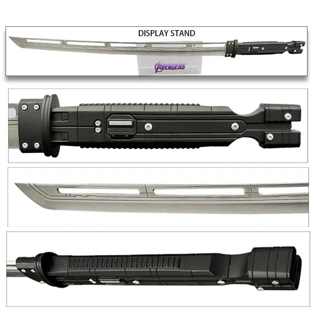 Avengers Team sword prop replica with stainless steel cutout detailing