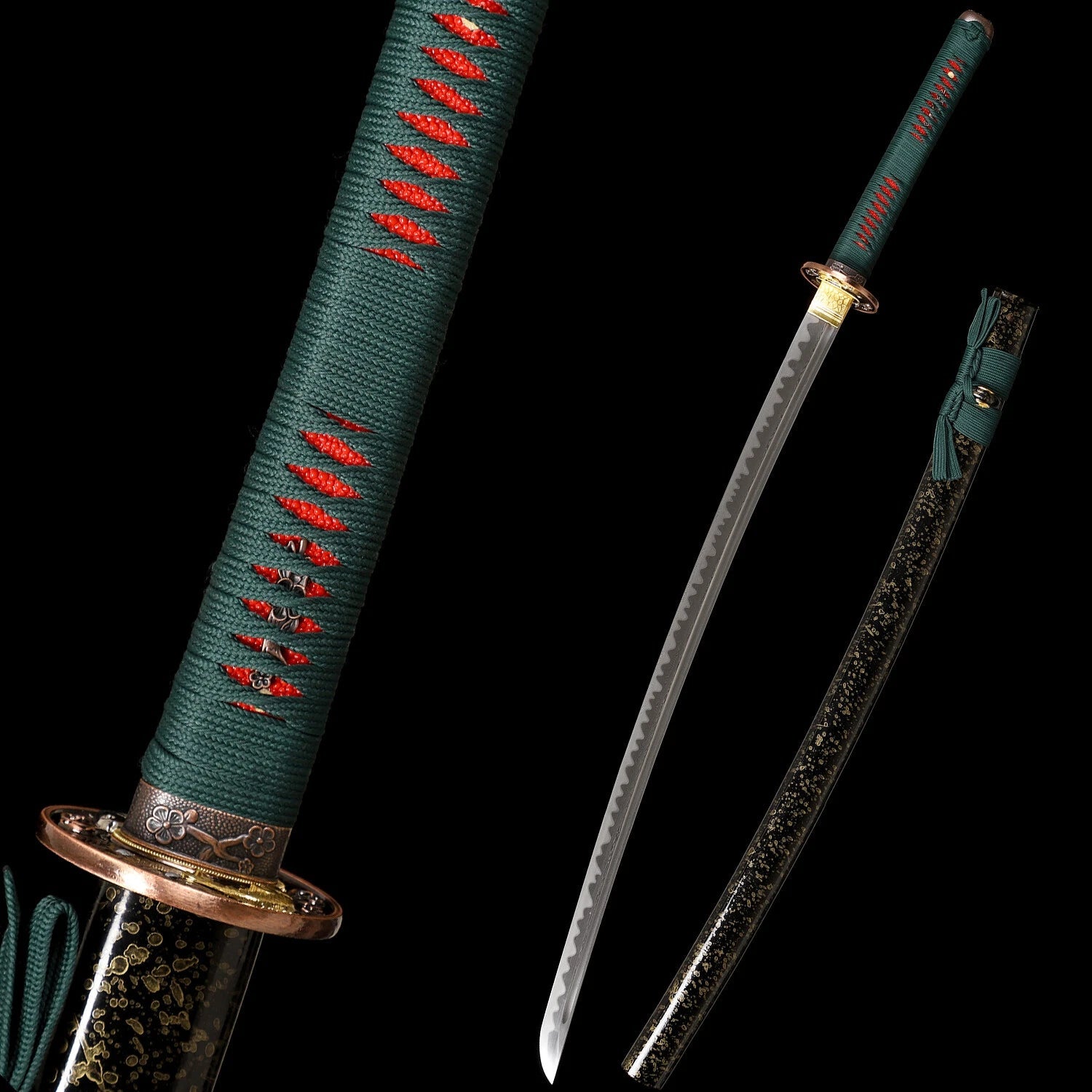 40" Zenitsu Agatsuma Nichirin Katana – Demon Slayer Sword with Scabbard Titan Swords