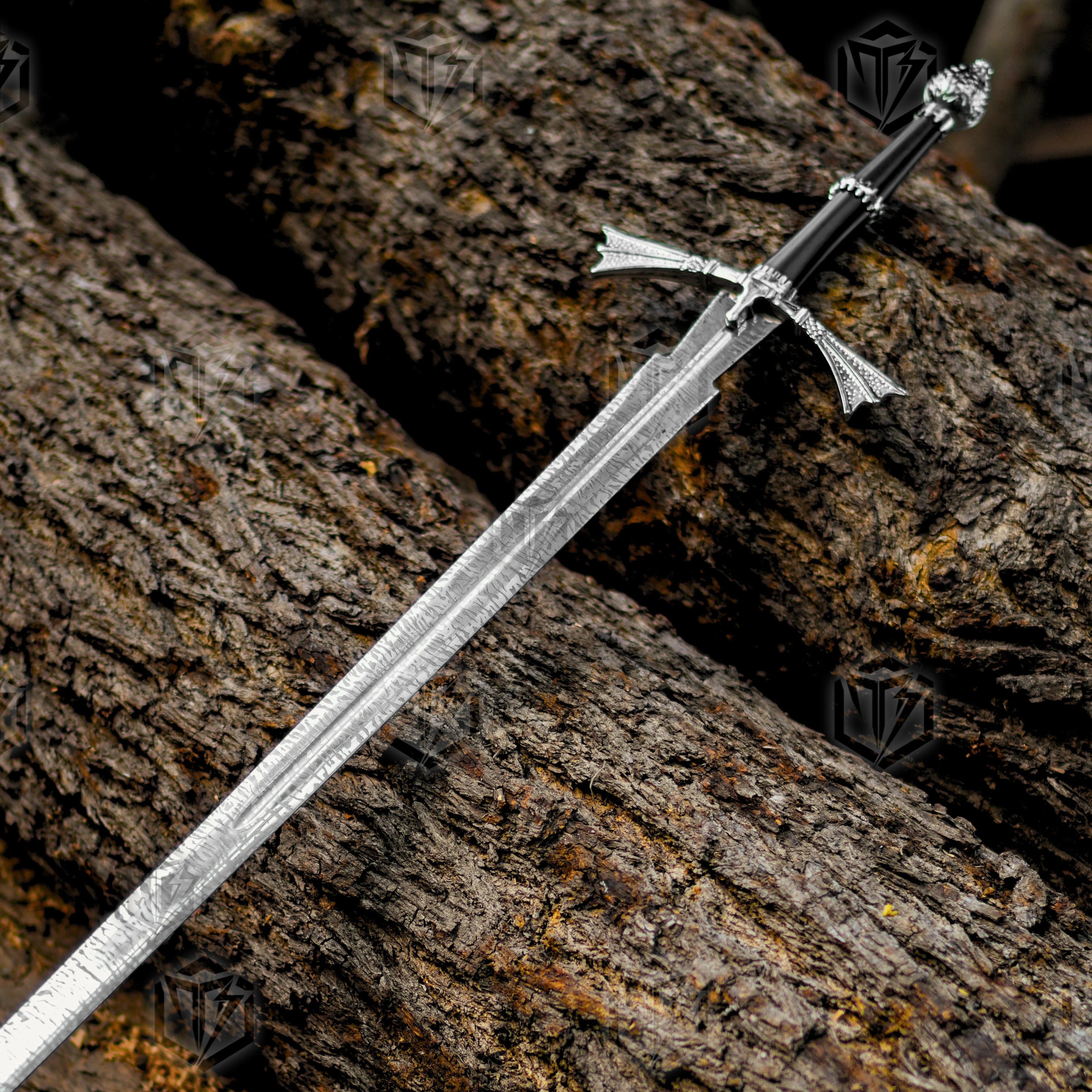 Premium Dark Sister Daemon Targaryen Sword Replica with Valyrian engravings.