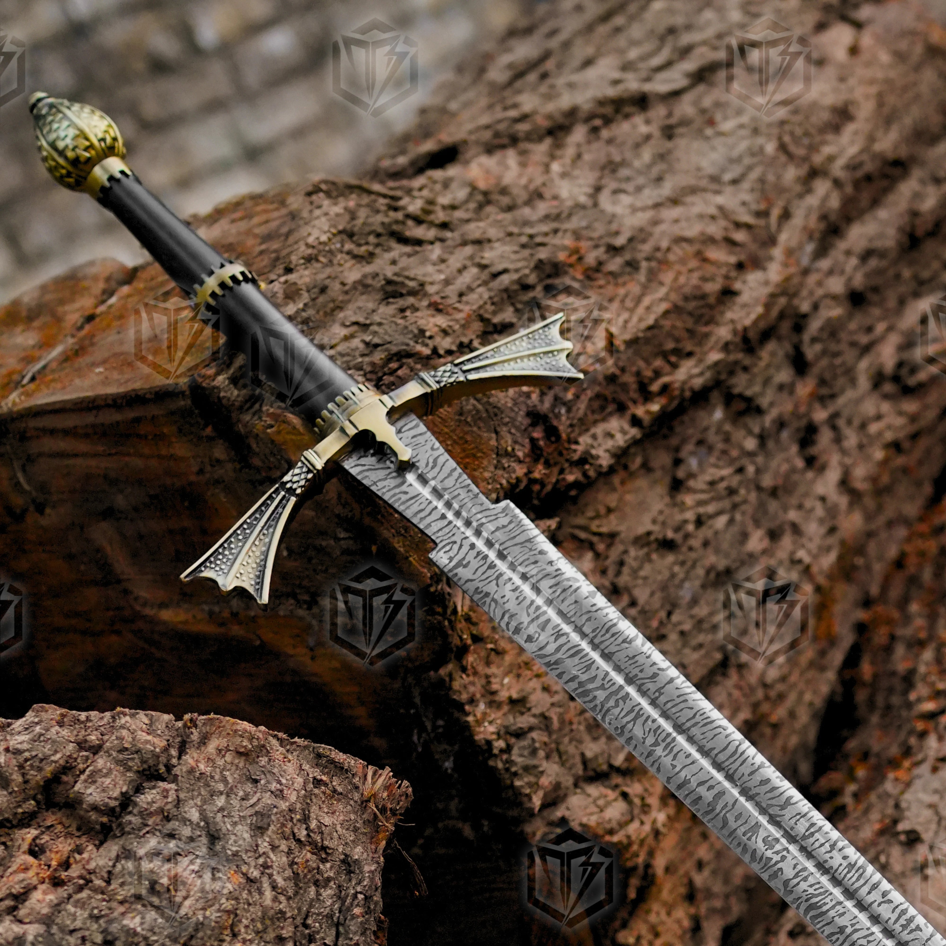 Premium Dark Sister Daemon Targaryen Sword Replica with Valyrian engravings.