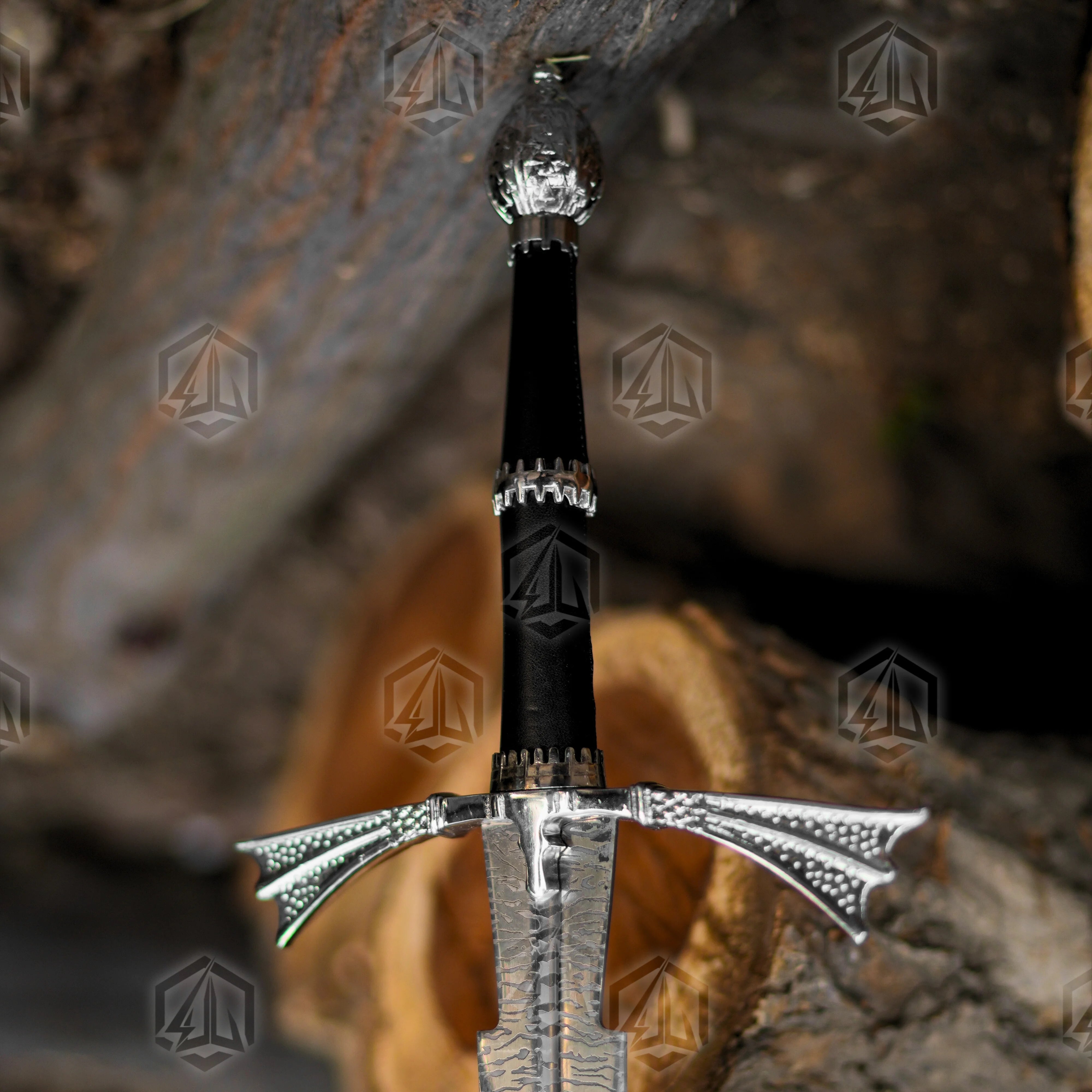 Premium Dark Sister Daemon Targaryen Sword Replica with Valyrian engravings.