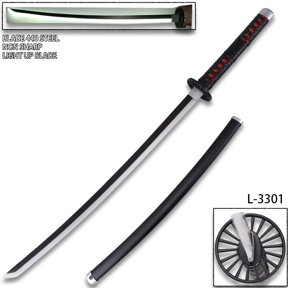 Premium Tanjiro Kamado black sword prop replica collectible from Demon Slayer