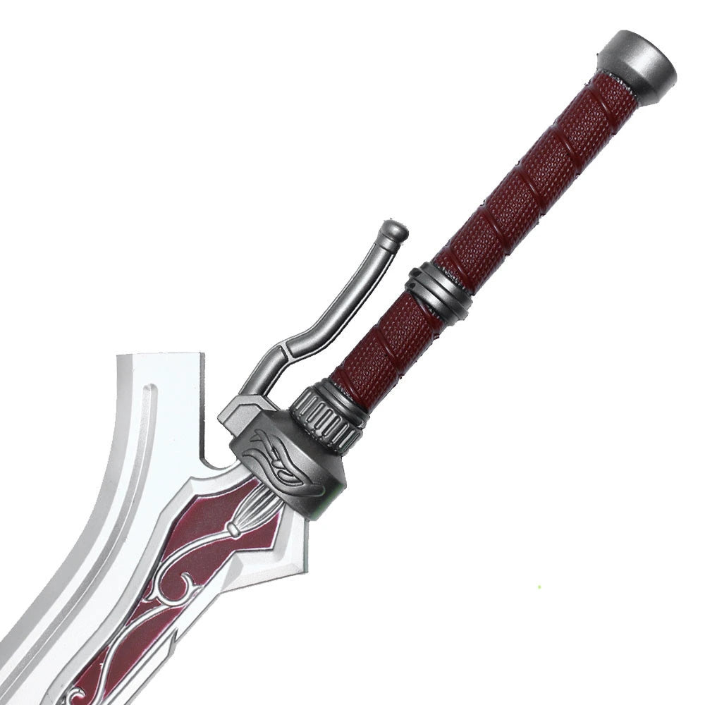 High-quality Devil May Cry Nero Red Queen foam collectible designed for cosplay events, gaming conventions, themed photography, collector shelves and premium video game displays