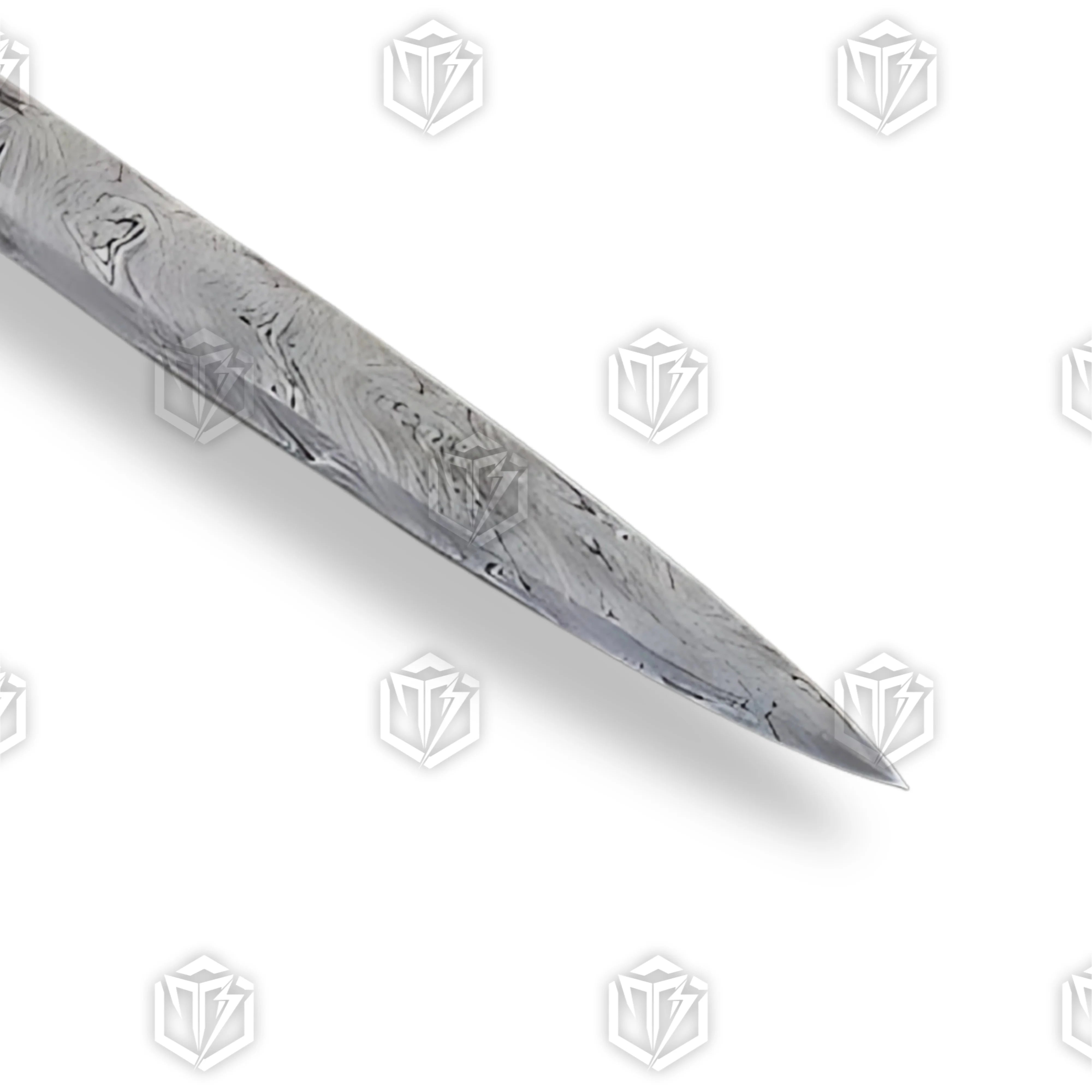 Premium El Cid Tizona Damascus Sword Replica with Spanish engravings.
