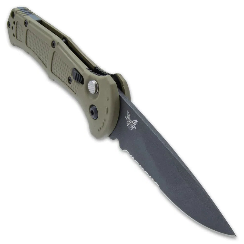Elite Benchmade Claymore pocket knife open view