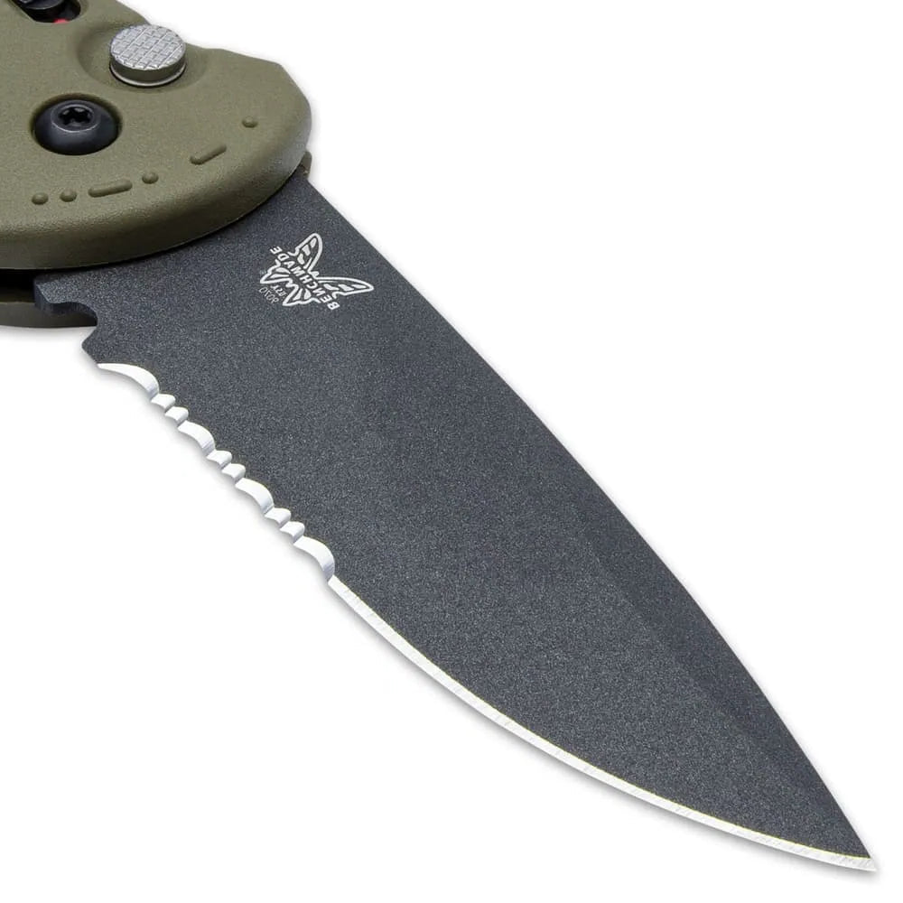 Elite Benchmade Claymore pocket knife open view