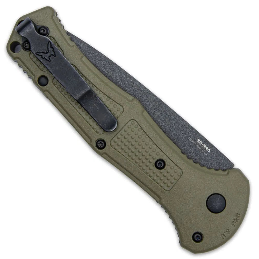 Elite Benchmade Claymore pocket knife open view