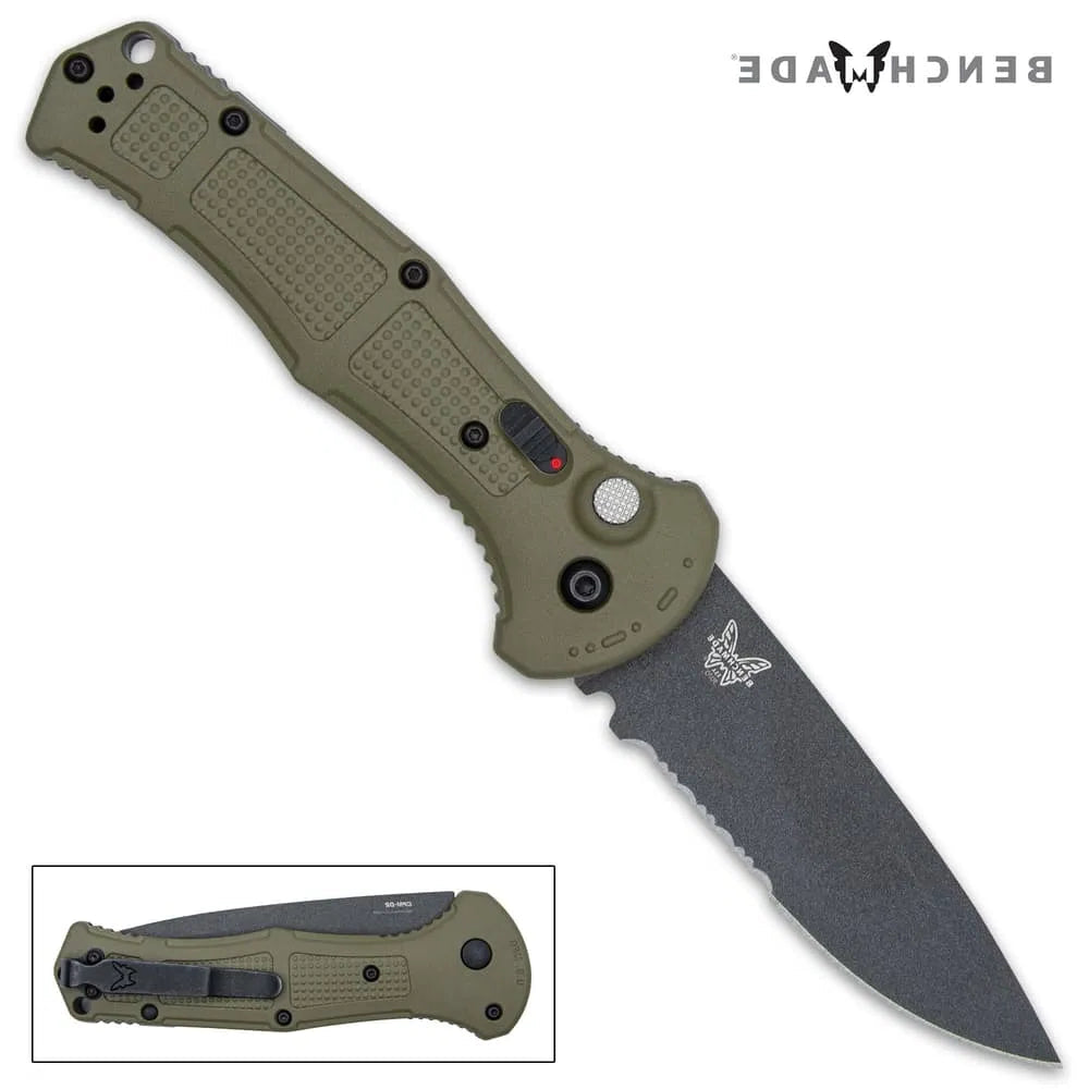 Elite Benchmade Claymore pocket knife open view