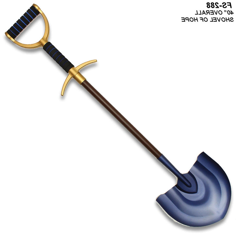 Premium Shovel of Hope Shovel Knight collectible displayed on a clean background emphasizing decorative craftsmanship, detailed fantasy-inspired design, durable construction, and collector-ready presentation for video game enthusiasts.