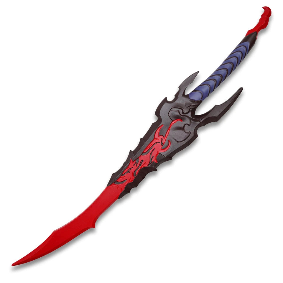 Full-length Kamish's Wrath Foam Dagger Solo Leveling collectible displayed for anime fans, showcasing lightweight EVA foam construction, fantasy-inspired styling, decorative finish, and premium cosplay presentation.
