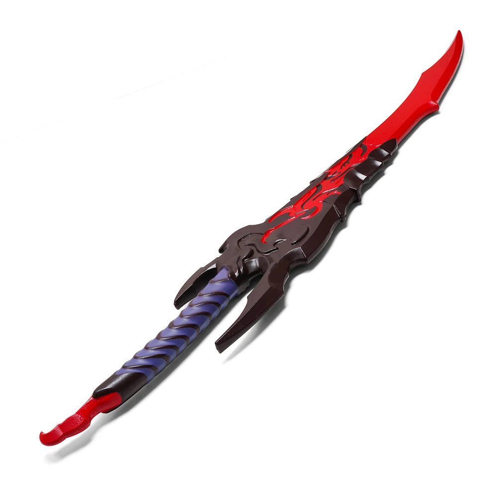 Kamish's Wrath Foam Dagger Solo Leveling collectible inspired by Sung Jinwoo featuring premium high-density EVA foam construction, decorative painted finish, lightweight cosplay design, and detailed fantasy craftsmanship for anime collectors.