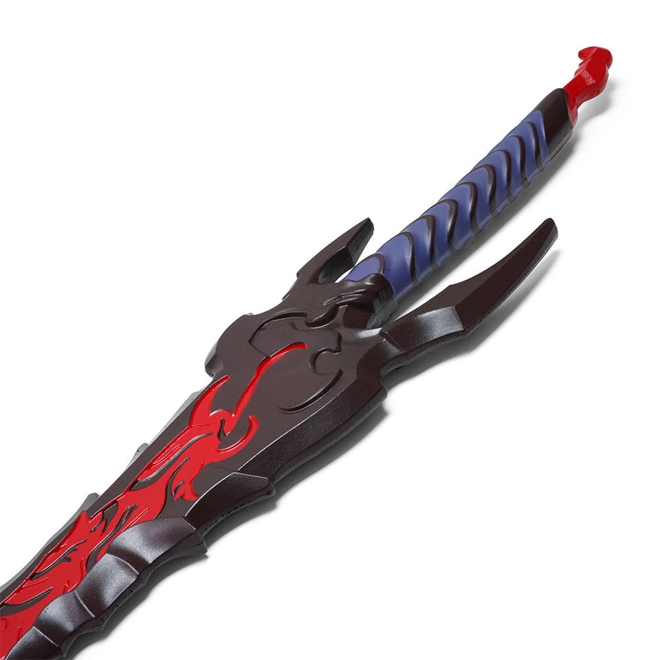 Premium Kamish's Wrath Foam Dagger Solo Leveling collectible positioned on a clean display background emphasizing detailed fantasy craftsmanship, lightweight foam material, decorative painted finish, and collector-quality appearance.