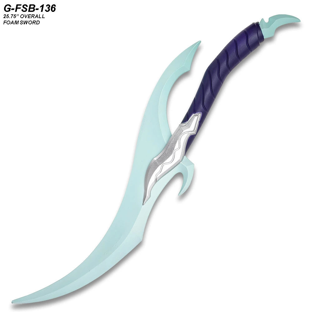 Full-length Baruka's Foam Dagger Solo Leveling collectible displayed on a clean background highlighting lightweight EVA foam construction, fantasy-inspired details, decorative finish, and premium anime display presentation for collectors.