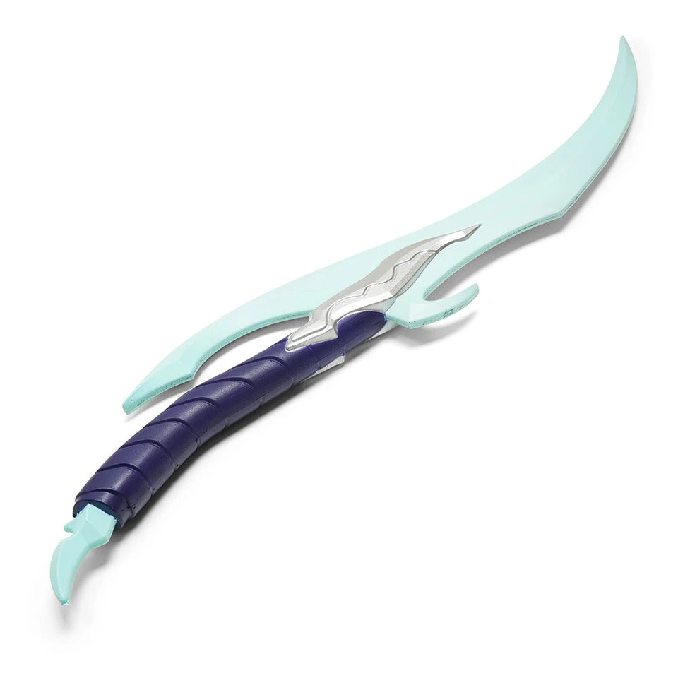 Baruka's Foam Dagger Solo Leveling collectible inspired by the Ice Elf leader Baruka featuring premium high-density EVA foam construction, decorative painted finish, lightweight cosplay design, and detailed fantasy craftsmanship for anime collectors.
