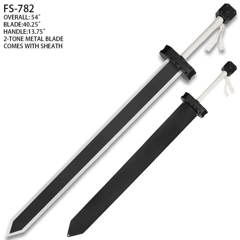 Berserk Hawk Raider Sword prop replica with leather sheath