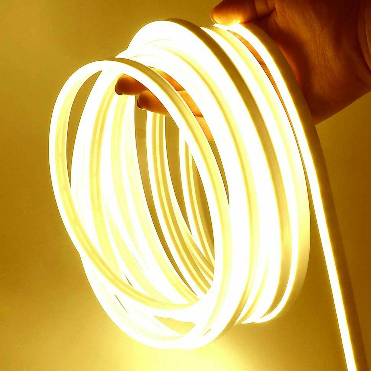 Waterproof Silicone Tube Neon LED Strip 12V Flexible Sign Light 1M 2M 3M 5M