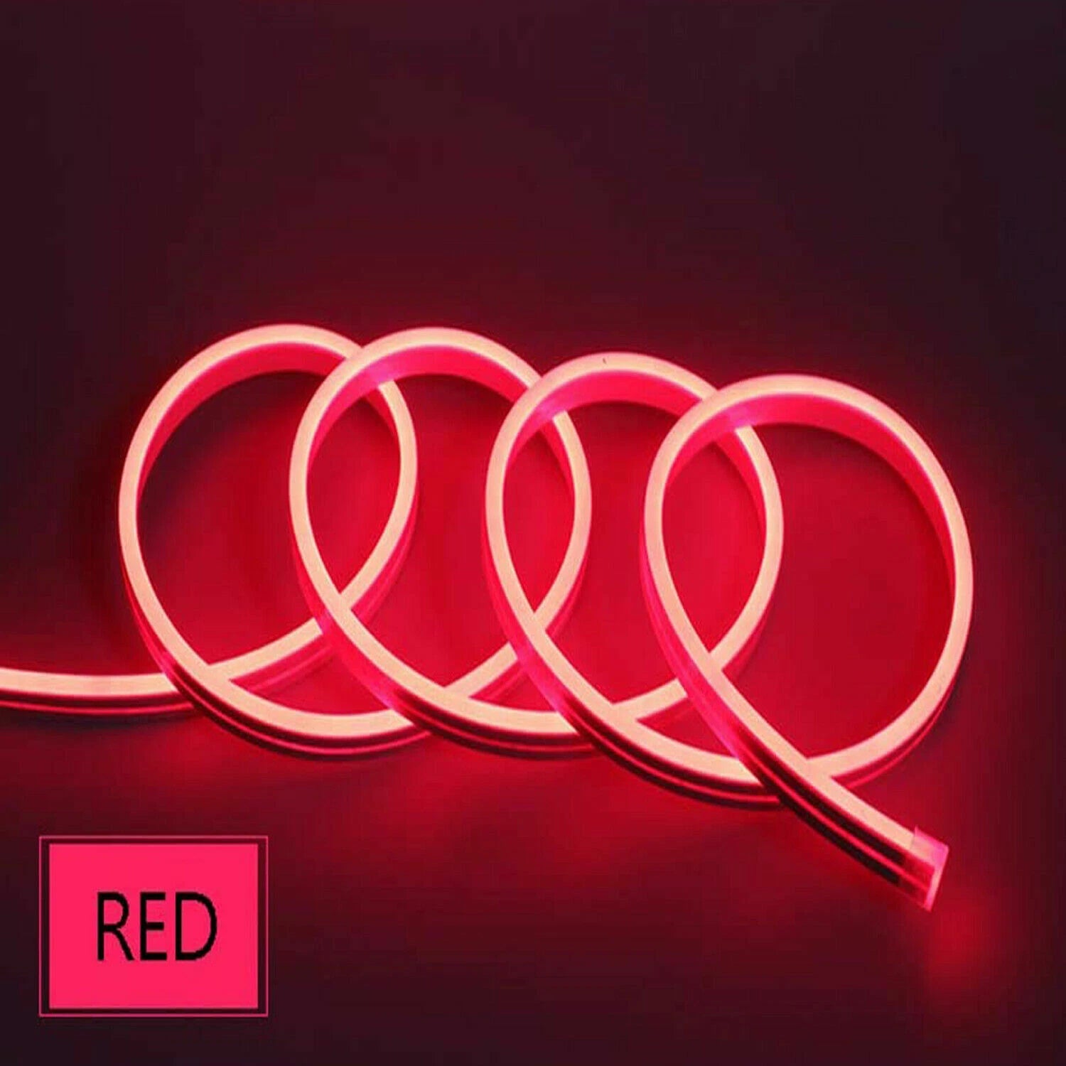 12V Flexible Neon LED Silicone Strip Waterproof Custom Sign and Room Accent Light