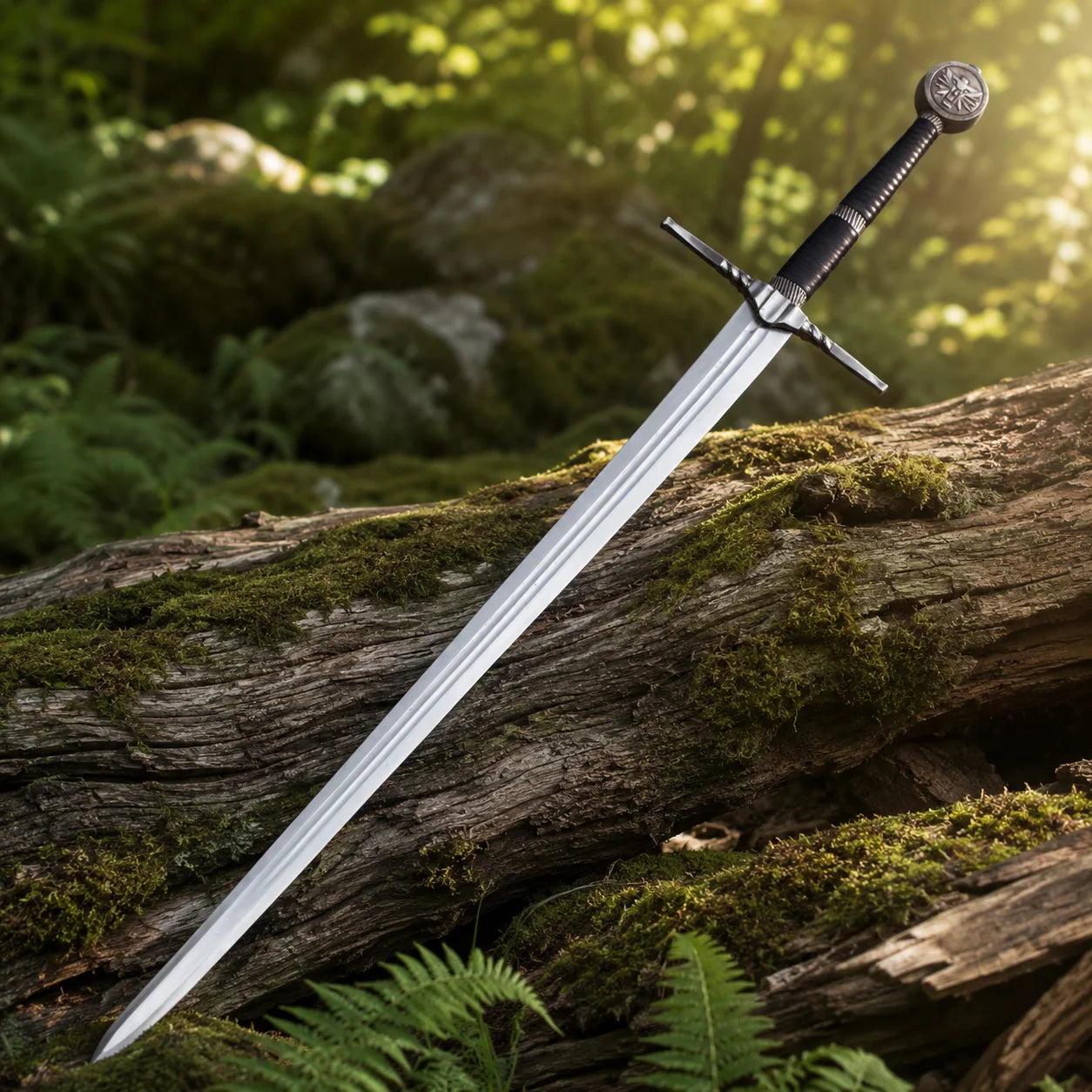 Geralt of Rivia steel sword prop replica – The Witcher 3 display collectible – Titan Swords