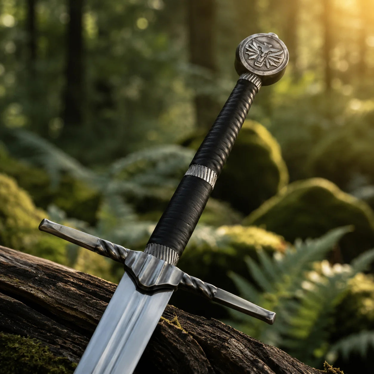 Geralt of Rivia steel sword prop replica – The Witcher 3 display collectible – Titan Swords