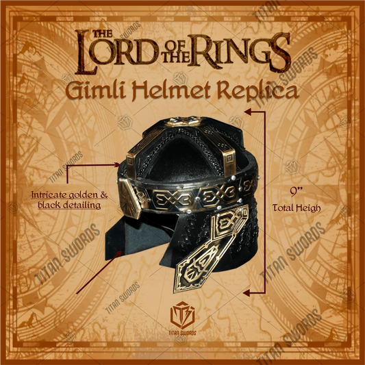 Gimli Helmet LOTR Replica