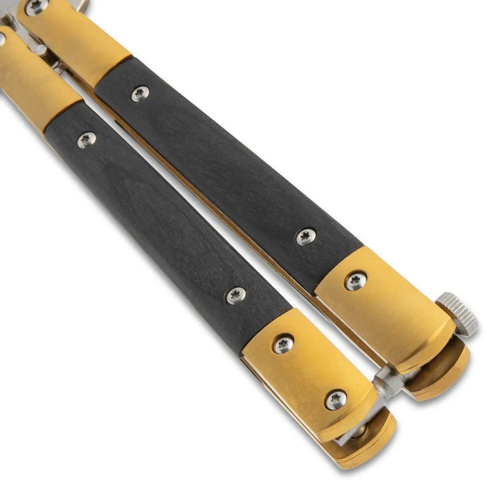 Goldwing butterfly knife collectible display