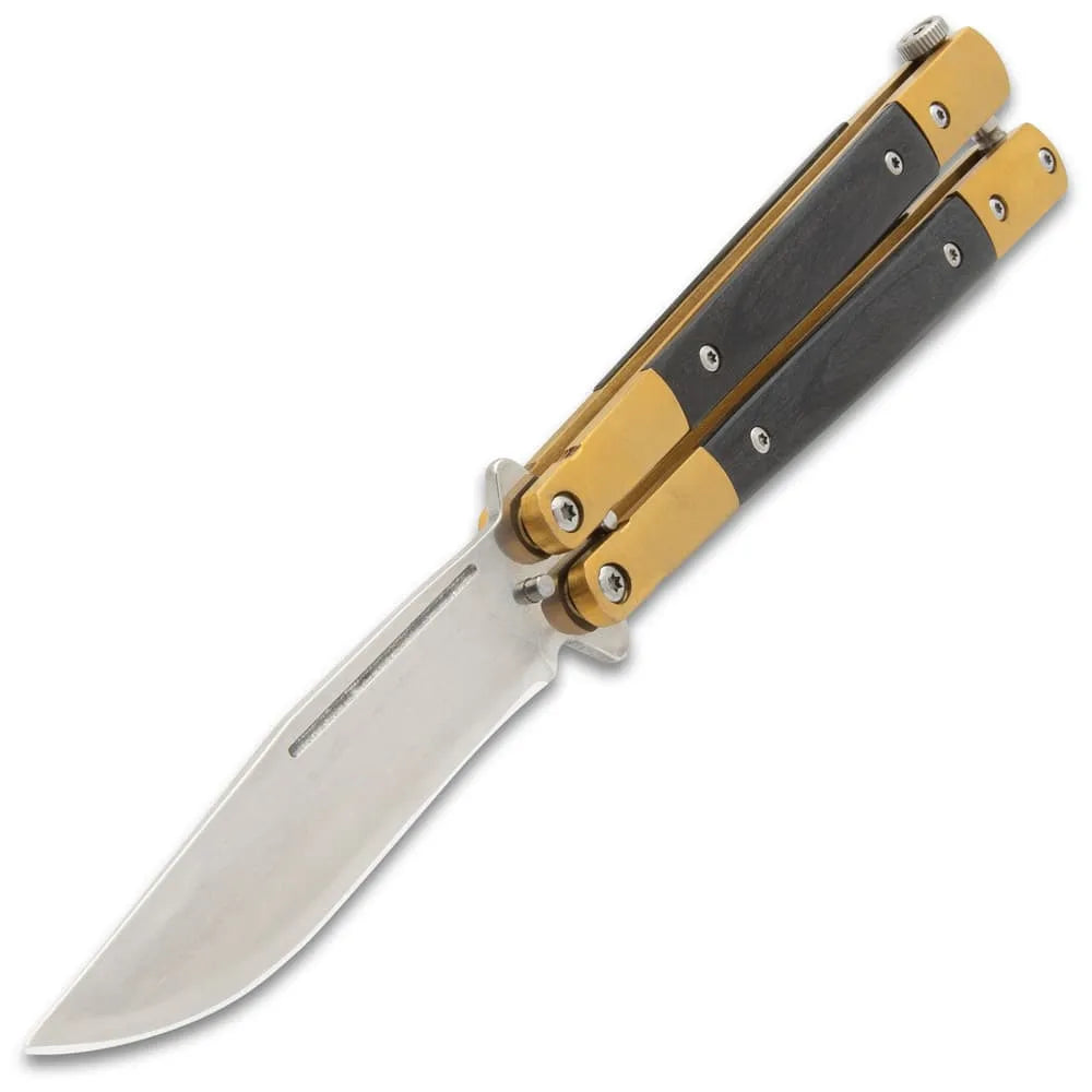 Goldwing butterfly knife collectible display