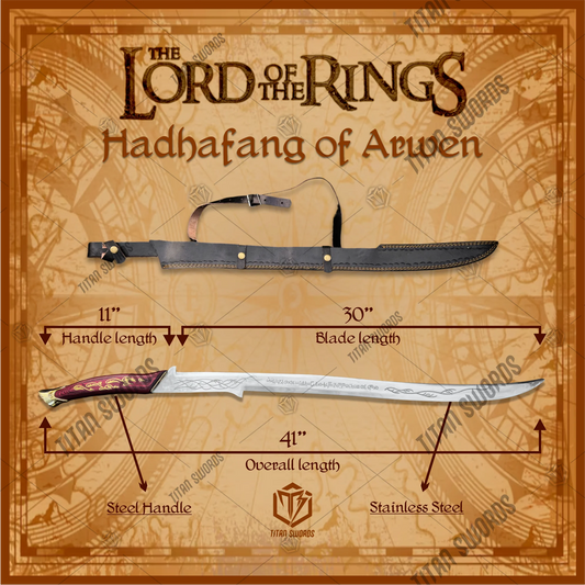 Arwen Sword Hadhafang LOTR Elf