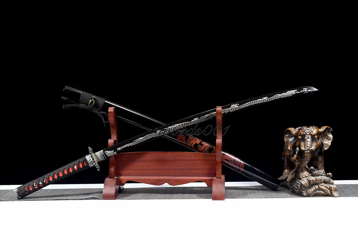 40" Zenitsu Agatsuma Thunder Breathing Katana – Demon Slayer Sword with Scabbard Titan Swords