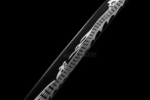 40" Zenitsu Agatsuma Thunder Breathing Katana – Demon Slayer Sword with Scabbard Titan Swords