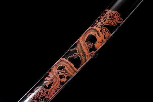 40" Zenitsu Agatsuma Thunder Breathing Katana – Demon Slayer Sword with Scabbard Titan Swords