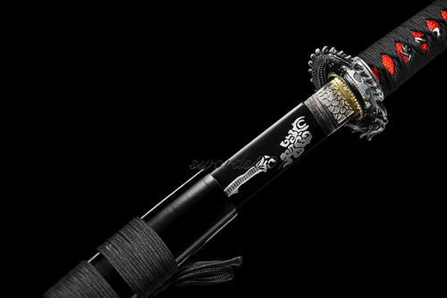 40" Zenitsu Agatsuma Thunder Breathing Katana – Demon Slayer Sword with Scabbard Titan Swords