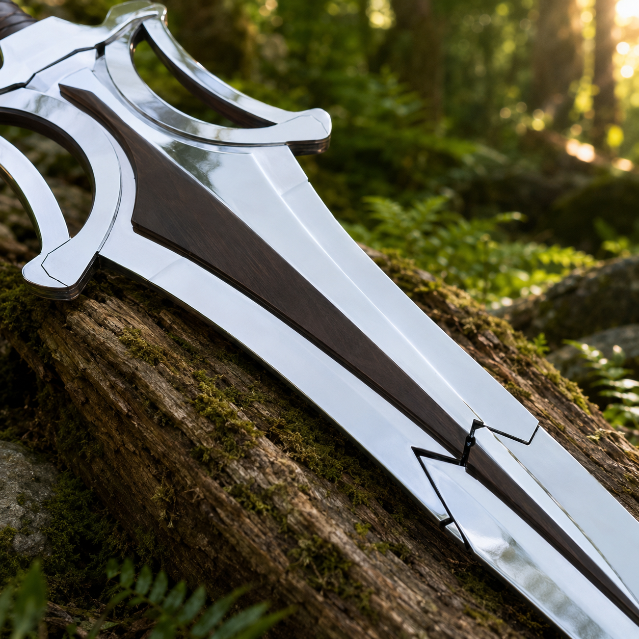 He-Man Broken Sword prop replica blade fracture detail close-up – engraved cracked blade Masters of the Universe replica