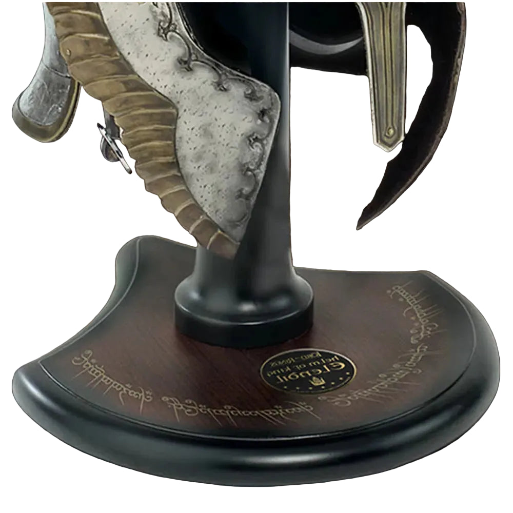 Helm of King Elendil limited edition replica full view with weathered finish