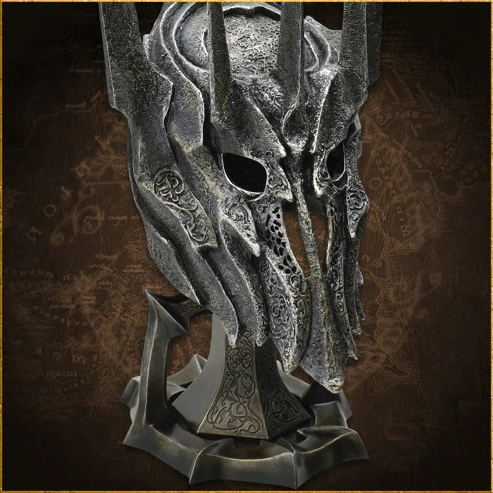 Polyresin construction on Sauron war helm replica