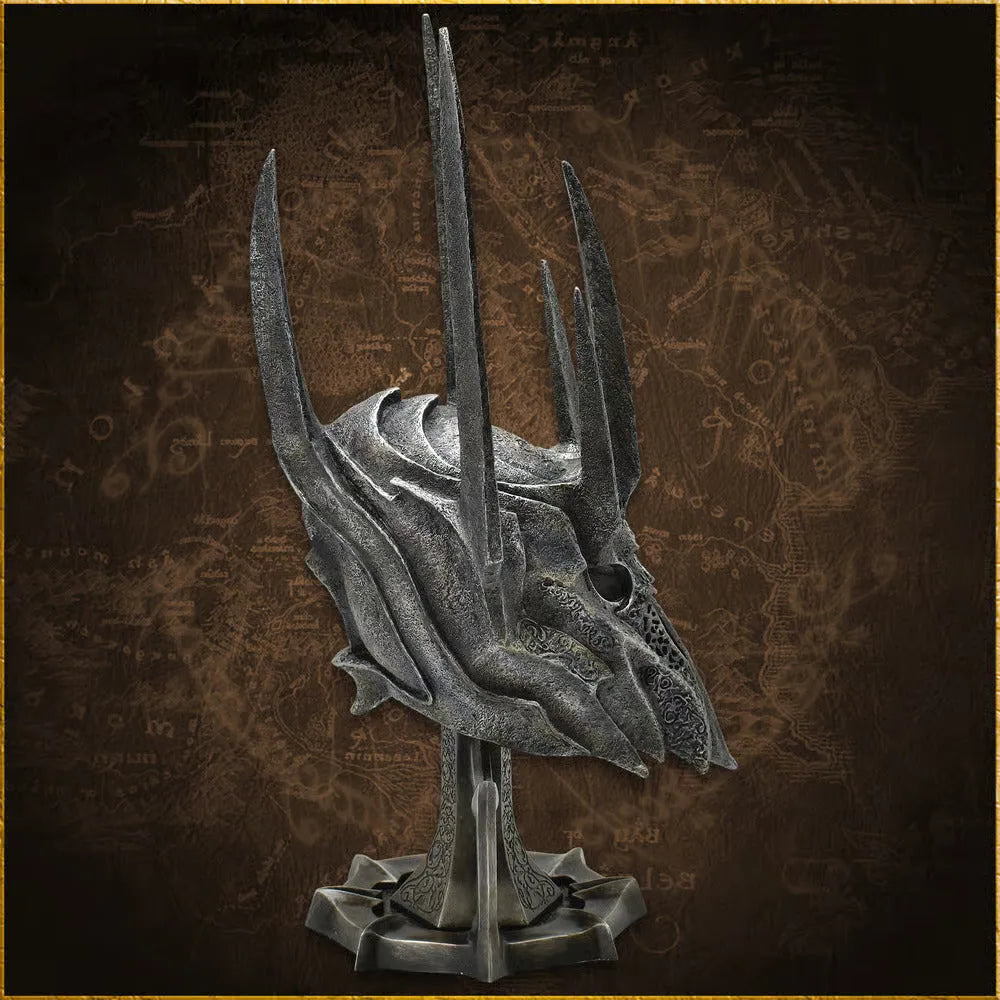 Polyresin construction on Sauron war helm replica