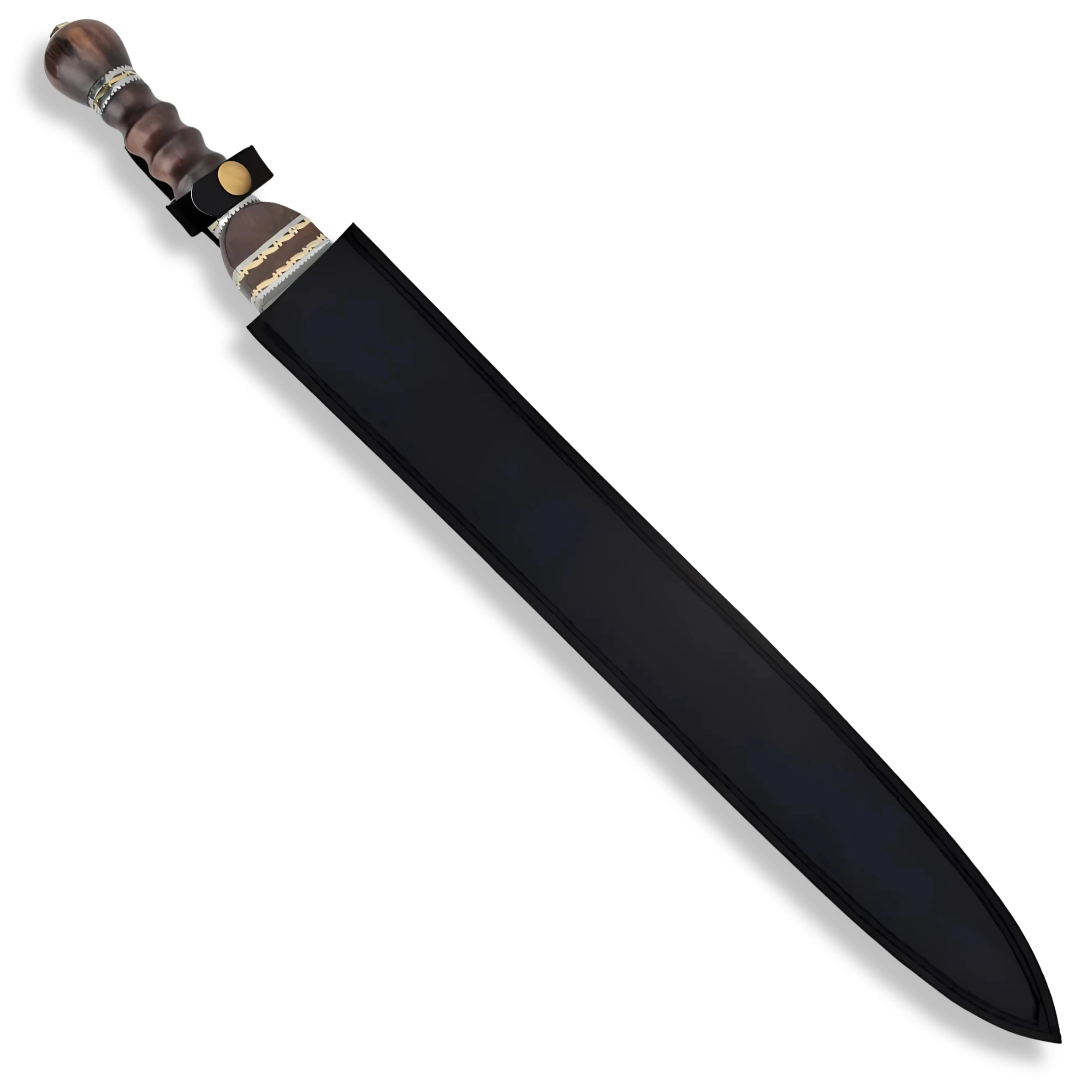 Premium Historical Gladiator Damascus Steel Sword with damascus steel.