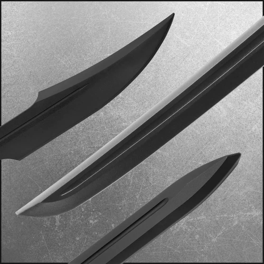 Honshu Eastern Traditions Set display prop collection with matte black katana-style, dagger-style, and Spartan-style collectible pieces for themed room decor