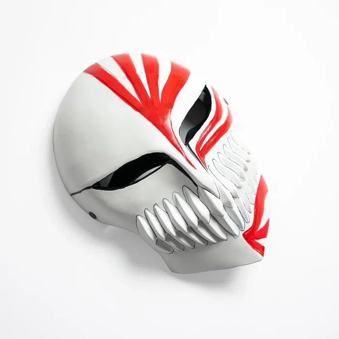 Kurosaki Ichigo Hollow Mask made from resin showing the complete anime-inspired design