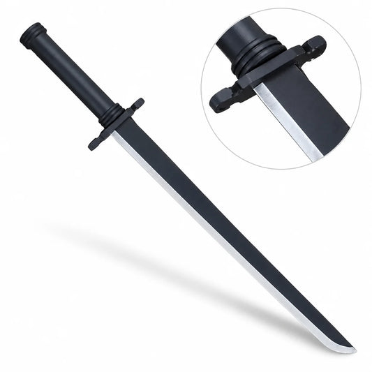 Gin Ichimaru Shinsō prop replica blade close-up with display finish – Bleach Zanpakutō collectible