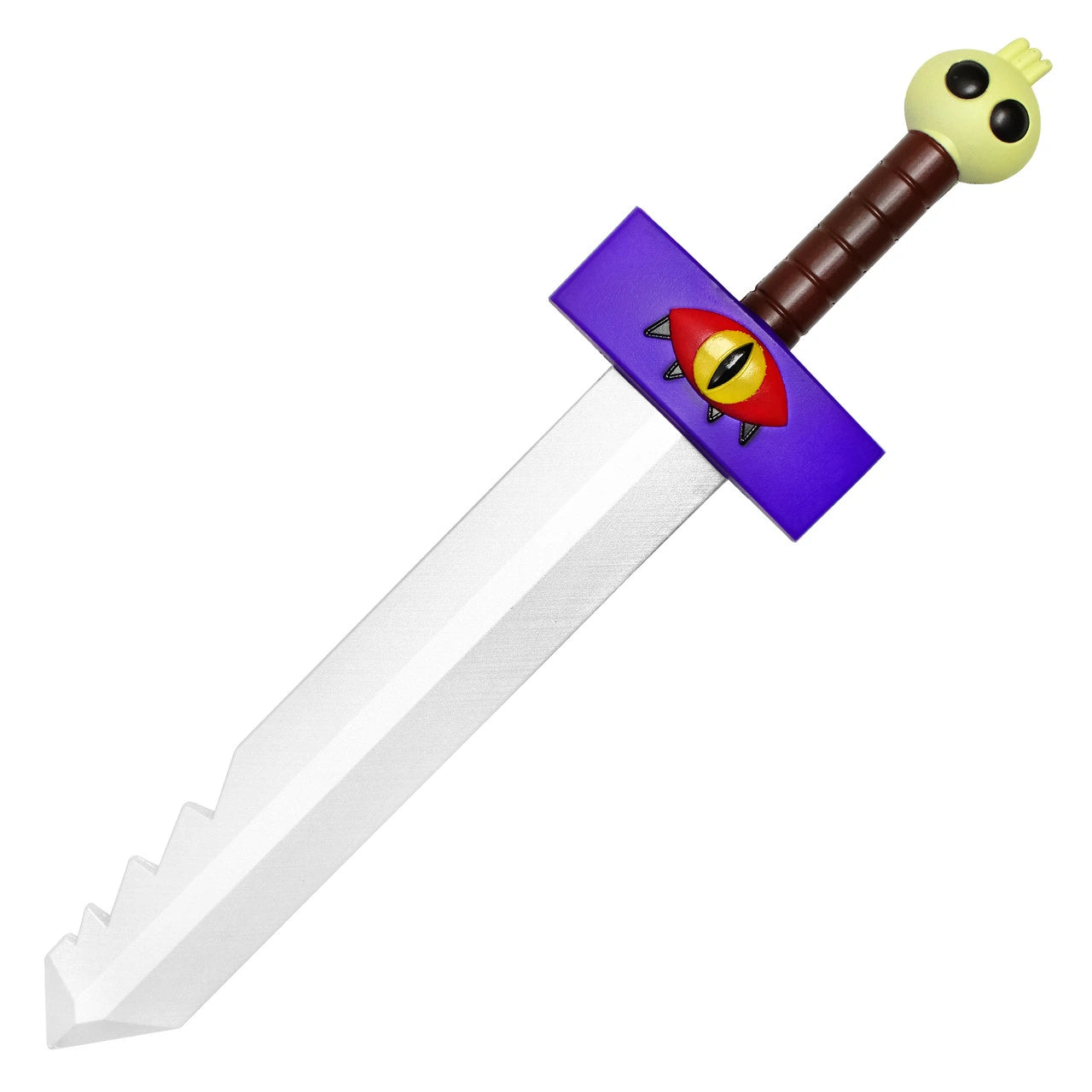 Full-length Jake Foam Sword Adventure Time display collectible crafted from premium high-density PU foam with lightweight construction, decorative display finish, colorful fantasy blade design, reinforced internal core, and collector-quality presentation for conventions, photography, and themed display collections.